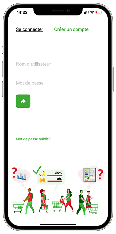 Création de compte dans What's Left